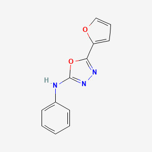 5-(Furan-2-yl)-N-phenyl-1,3,4-oxadiazol-2-amine