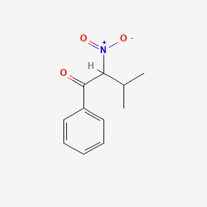 molecular formula C11H13NO3 B14608017 1-Butanone, 3-methyl-2-nitro-1-phenyl- CAS No. 59906-55-7