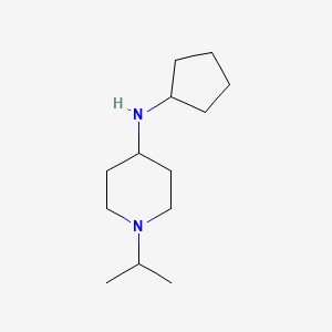 molecular formula C13H26N2 B1460803 N-cyclopentyl-1-(propan-2-yl)piperidin-4-amine CAS No. 1019629-75-4