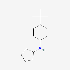 (4-Tert-butyl-cyclohexyl)-cyclopentyl-amine