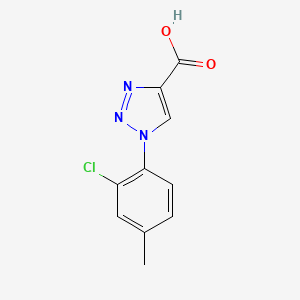 molecular formula C10H8ClN3O2 B1460806 1-(2-氯-4-甲基苯基)-1H-1,2,3-三唑-4-羧酸 CAS No. 1038241-01-8