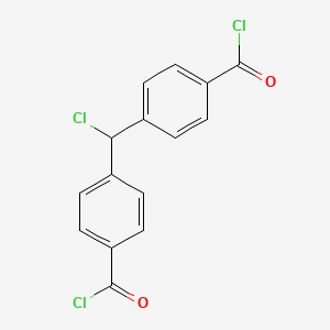 molecular formula C15H9Cl3O2 B14608067 4,4'-(Chloromethylene)dibenzoyl chloride CAS No. 58218-40-9