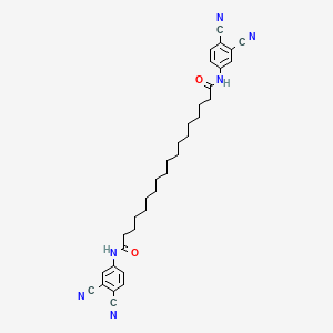 N~1~,N~18~-Bis(3,4-dicyanophenyl)octadecanediamide