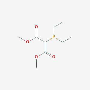 molecular formula C9H17O4P B14608110 Dimethyl (diethylphosphanyl)propanedioate CAS No. 58334-31-9