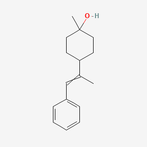 1-Methyl-4-(1-phenylprop-1-en-2-yl)cyclohexan-1-ol