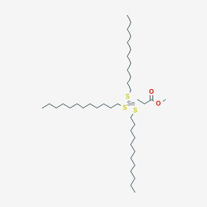 Methyl 3-[tris(dodecylsulfanyl)stannyl]propanoate