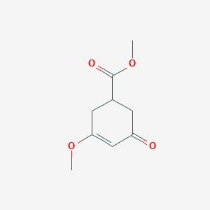 3-Cyclohexene-1-carboxylic acid, 3-methoxy-5-oxo-, methyl ester