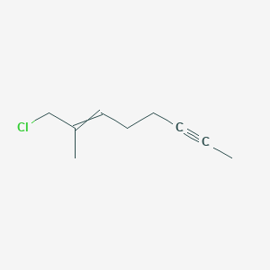 molecular formula C9H13Cl B14608166 1-Chloro-2-methyloct-2-en-6-yne CAS No. 58403-77-3