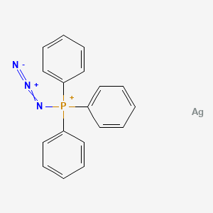 Azido(triphenyl)phosphanium;silver