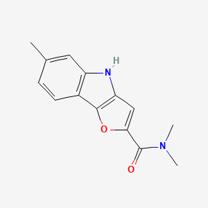 N,N,6-Trimethyl-4H-furo[3,2-B]indole-2-carboxamide