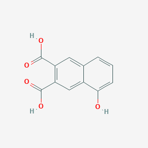 molecular formula C12H8O5 B14608227 5-Hydroxynaphthalene-2,3-dicarboxylic acid CAS No. 60949-00-0