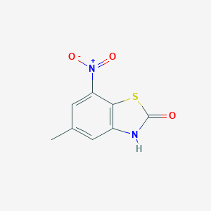 B146083 5-methyl-7-nitrobenzo[d]thiazol-2(3H)-one CAS No. 131908-96-8