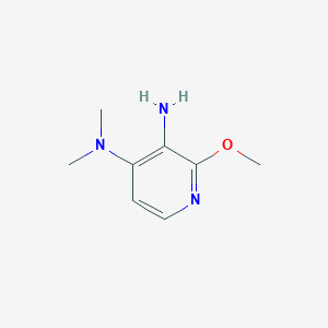 molecular formula C8H13N3O B1460830 2-methoxy-4-N,4-N-dimethylpyridine-3,4-diamine CAS No. 1146290-09-6
