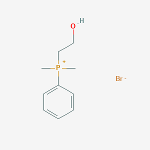 molecular formula C10H16BrOP B14608302 (2-Hydroxyethyl)(dimethyl)phenylphosphanium bromide CAS No. 61083-91-8