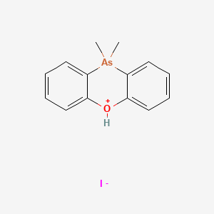 molecular formula C14H15AsIO B14608317 CID 78066320 