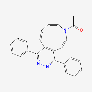 molecular formula C24H19N3O B14608361 1-[(5Z,8Z,10Z)-1,4-Diphenyl-7H-pyridazino[4,5-d]azonin-7-yl]ethan-1-one CAS No. 60247-80-5