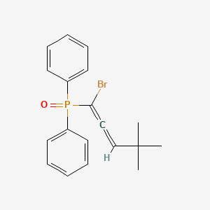 (1-Bromo-4,4-dimethylpenta-1,2-dien-1-yl)(oxo)diphenyl-lambda~5~-phosphane