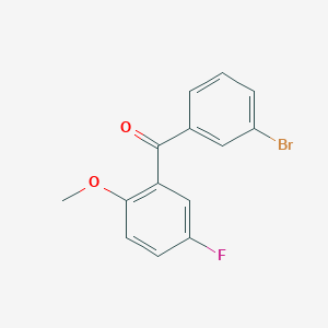 (3-Bromophenyl)(5-fluoro-2-methoxyphenyl)methanone