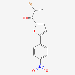 1-Propanone, 2-bromo-1-[5-(4-nitrophenyl)-2-furanyl]-