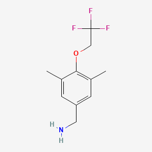 3,5-Dimethyl-4-(2,2,2-trifluoroethoxy)benzylamine