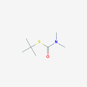 molecular formula C7H15NOS B14608445 S-tert-Butyl dimethylcarbamothioate CAS No. 58992-82-8