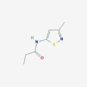 molecular formula C7H10N2OS B14608460 N-(3-Methyl-1,2-thiazol-5-yl)propanamide CAS No. 60984-76-1