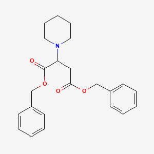 Butanedioic acid, (1-piperidinyl)-, bis(phenylmethyl) ester