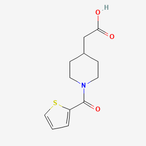 2-[1-(Thiophene-2-carbonyl)piperidin-4-yl]acetic acid