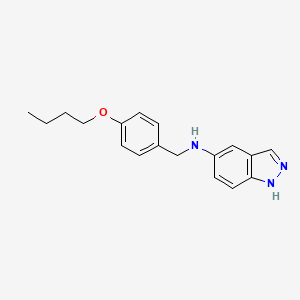 N-(4-butoxybenzyl)-1H-indazol-5-amine