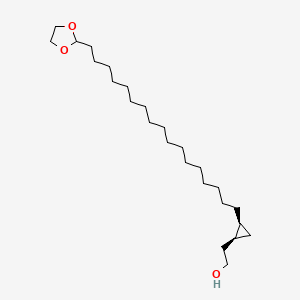 2-{(1S,2S)-2-[17-(1,3-Dioxolan-2-yl)heptadecyl]cyclopropyl}ethan-1-ol