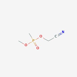 molecular formula C4H8NO3P B14608531 Cyanomethyl methyl methylphosphonate CAS No. 58263-94-8