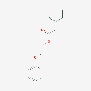 molecular formula C15H20O3 B14608538 2-Phenoxyethyl 3-ethylpent-3-enoate CAS No. 60359-32-2