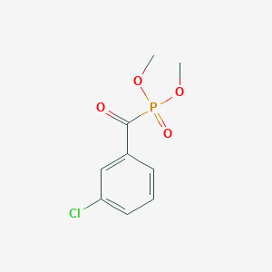 molecular formula C9H10ClO4P B14608550 Dimethyl (3-chlorobenzoyl)phosphonate CAS No. 58879-27-9