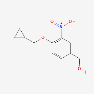(4-Cyclopropylmethoxy-3-nitrophenyl)-methanol