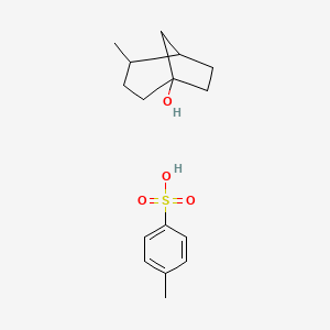 molecular formula C16H24O4S B14608576 4-Methylbenzenesulfonic acid;4-methylbicyclo[3.2.1]octan-1-ol CAS No. 57738-77-9