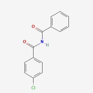 molecular formula C14H10ClNO2 B14608628 N-Benzoyl-4-chlorobenzamide CAS No. 58010-69-8