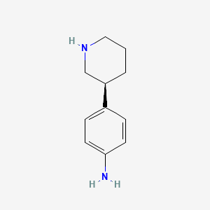 (S)-4-(Piperidin-3-YL)aniline