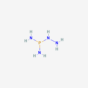 molecular formula H7N4P B14608679 Phosphorohydrazidous diamide CAS No. 60031-50-7