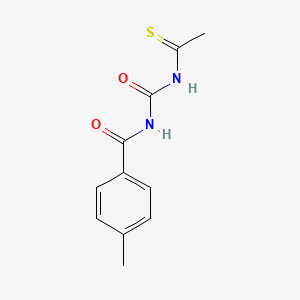 N-(Ethanethioylcarbamoyl)-4-methyl-benzamide