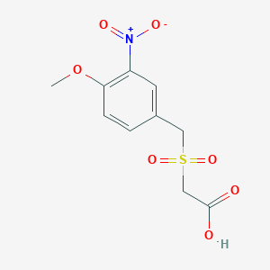 molecular formula C10H11NO7S B1460870 2-((4-Methoxy-3-nitrobenzyl)sulfonyl)acetic acid CAS No. 592542-51-3