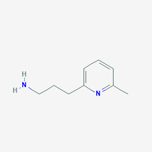 molecular formula C9H14N2 B1460872 3-(6-Methylpyridin-2-YL)propan-1-amine CAS No. 1000510-50-8