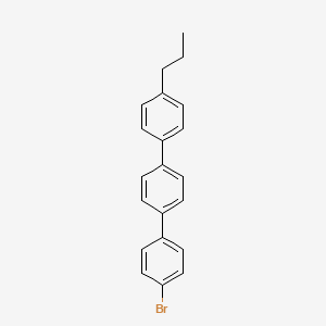 molecular formula C21H19Br B14608733 1-Bromo-4-[4-(4-propylphenyl)phenyl]benzene CAS No. 58600-90-1