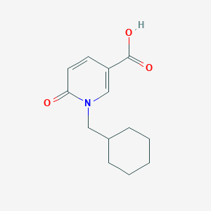 1-(Cyclohexylmethyl)-6-oxo-1,6-dihydropyridine-3-carboxylic acid