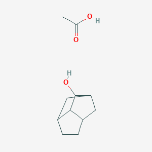 Acetic acid;tricyclo[4.2.1.03,7]nonan-8-ol