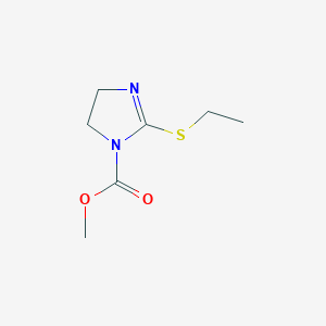 Methyl 2-(ethylsulfanyl)-4,5-dihydro-1H-imidazole-1-carboxylate