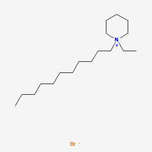 molecular formula C18H38BrN B14608788 1-Ethyl-1-undecylpiperidinium bromide CAS No. 57420-66-3