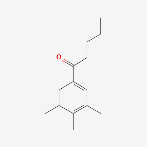 1-(3,4,5-Trimethylphenyl)pentan-1-one