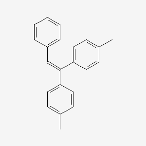 molecular formula C22H20 B14608826 1,1'-(2-Phenylethene-1,1-diyl)bis(4-methylbenzene) CAS No. 61080-12-4