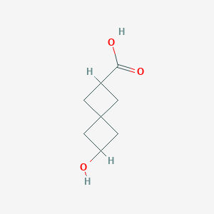 molecular formula C8H12O3 B1460883 6-Hydroxyspiro[3.3]heptane-2-carboxylic acid CAS No. 889944-59-6