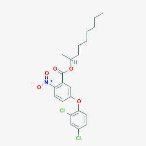 molecular formula C22H25Cl2NO5 B14608849 nonan-2-yl 5-(2,4-dichlorophenoxy)-2-nitrobenzoate CAS No. 57729-11-0